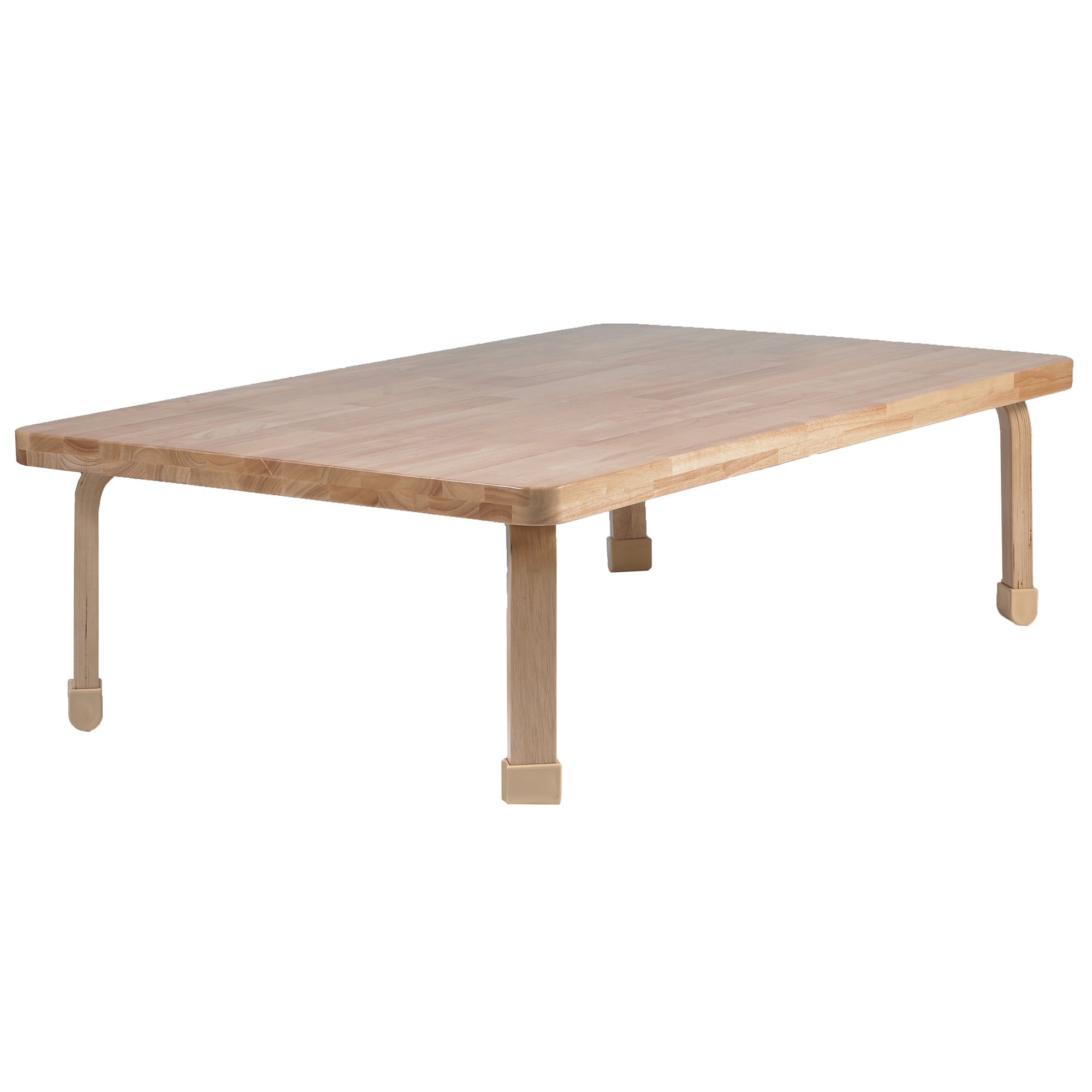 Rectangle NaturalWood Table Top with 14" Legs