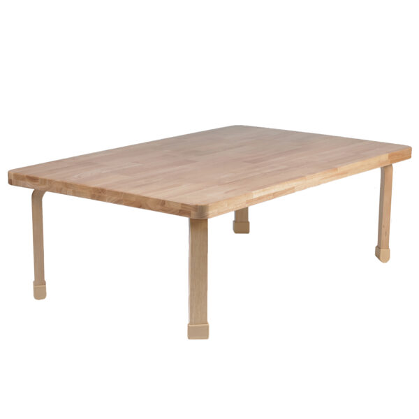 Rectangle NaturalWood Table Top with 16" Legs
