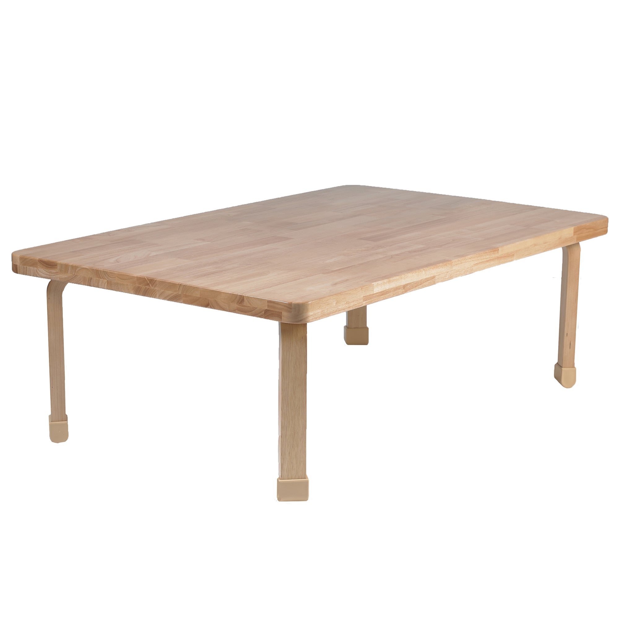 Rectangle NaturalWood Table Top with 16" Legs