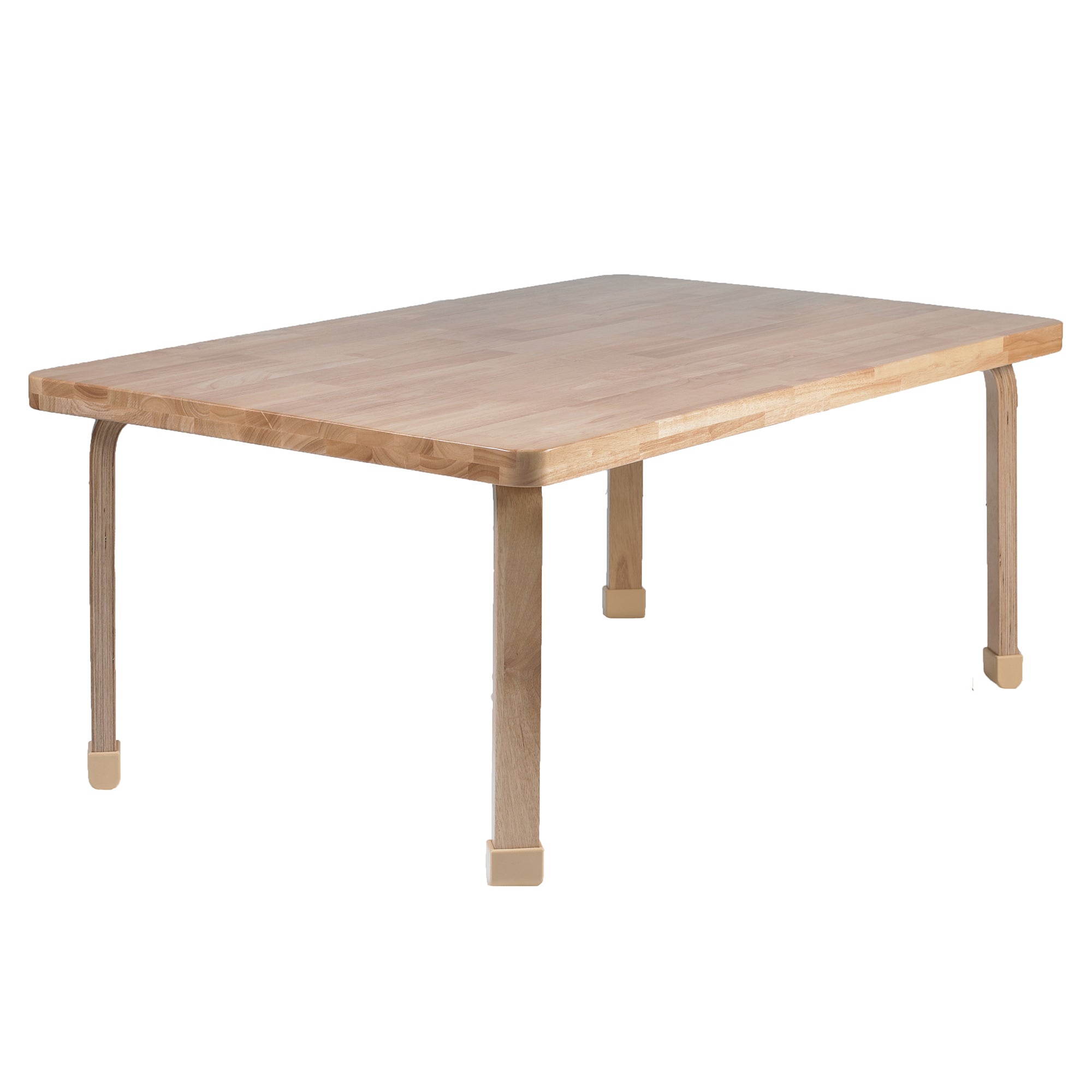 Rectangle NaturalWood Table Top with 20" Legs