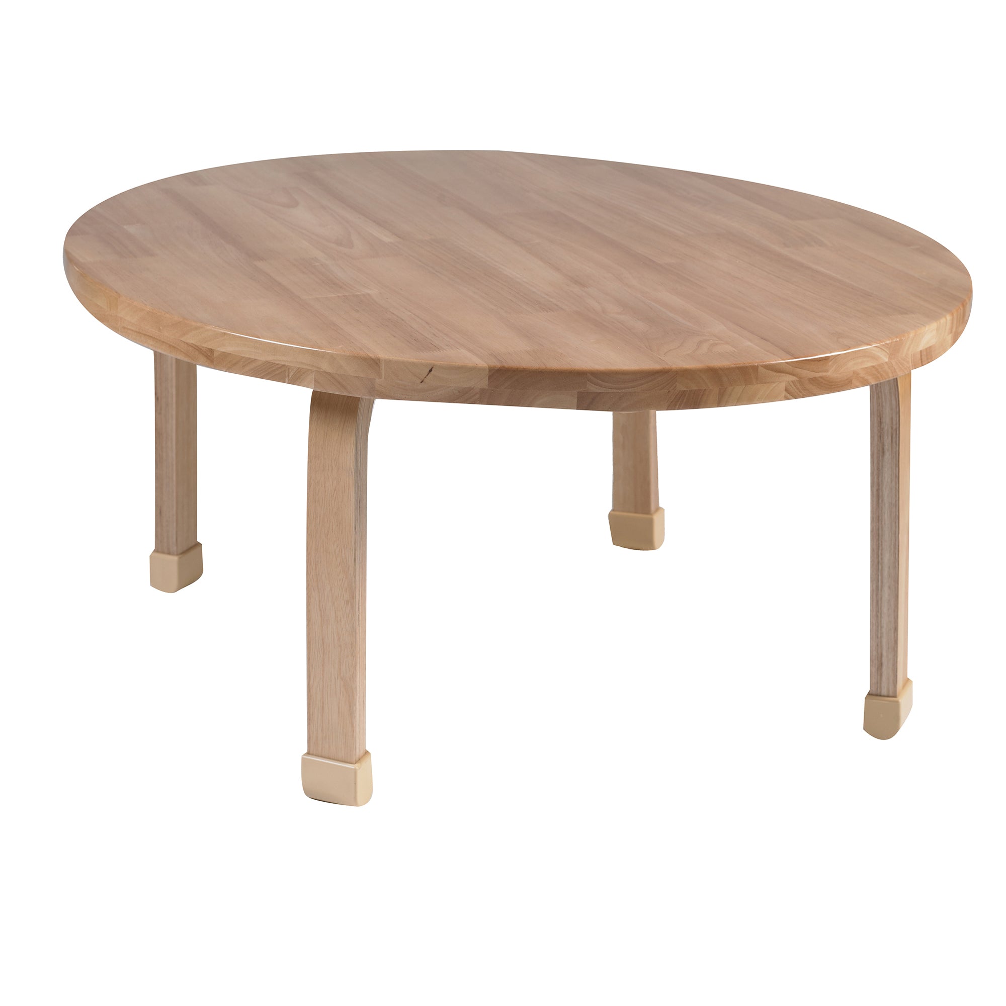 36" Dia Round NaturalWood Table Top with 18" Legs