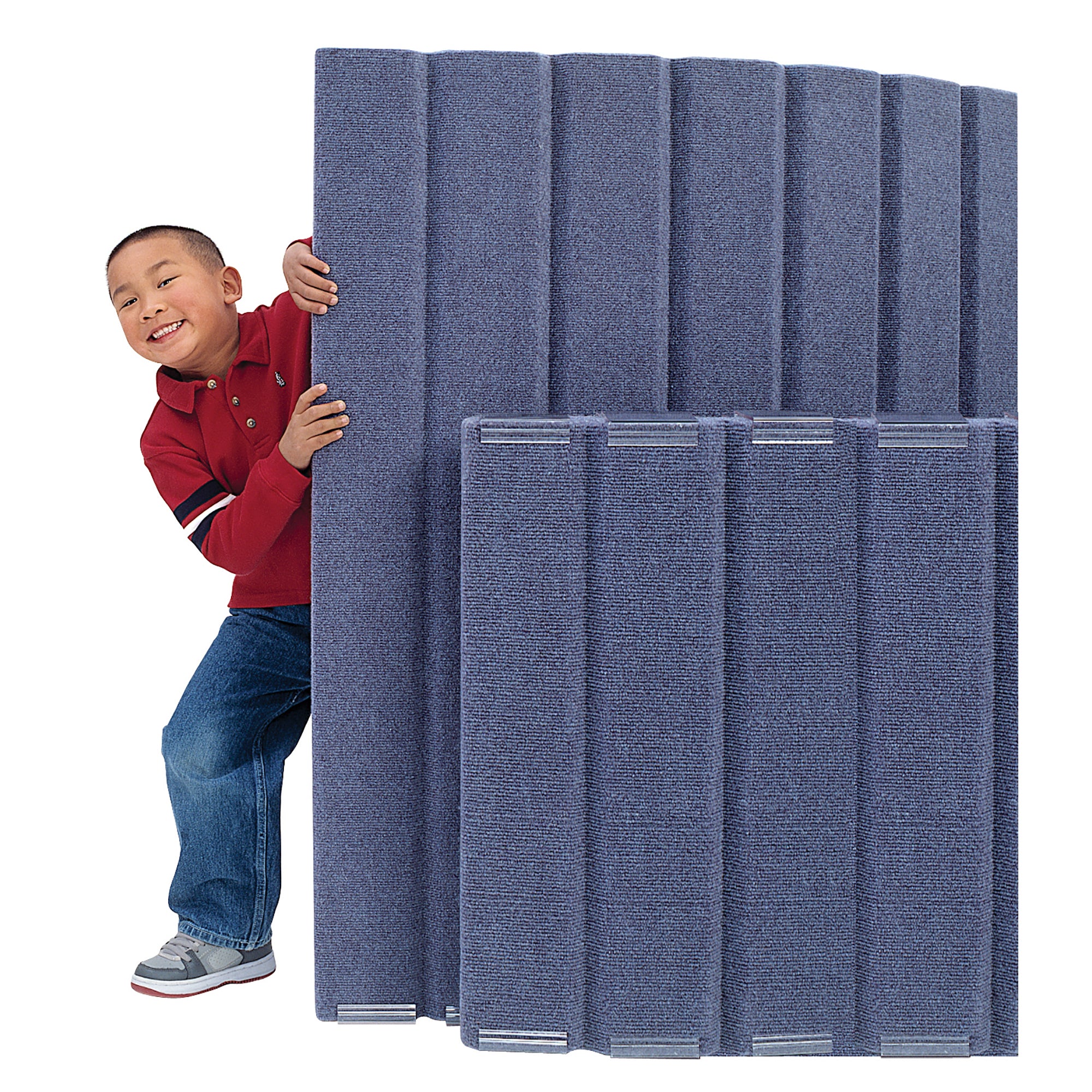 Quiet Divider with Sound Sponge 30" x 6' Wall - Natural Tan