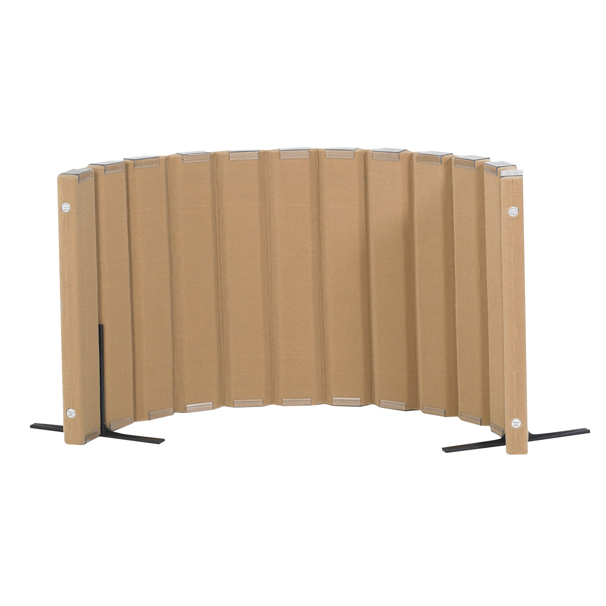Quiet Divider with Sound Sponge 30" x 6' Wall - Natural Tan