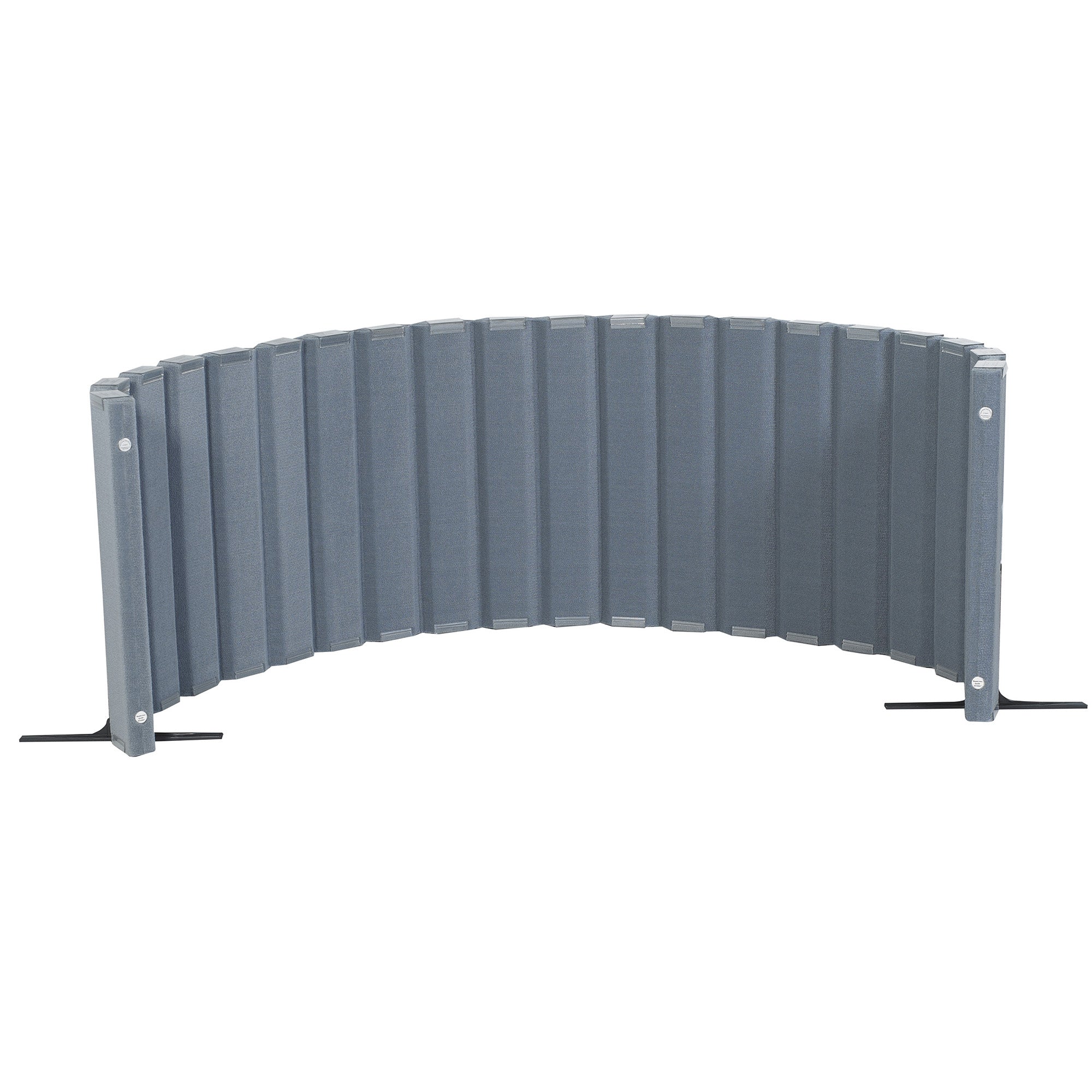 Quiet Divider with Sound Sponge 30" x 10' Wall - Slate Blue