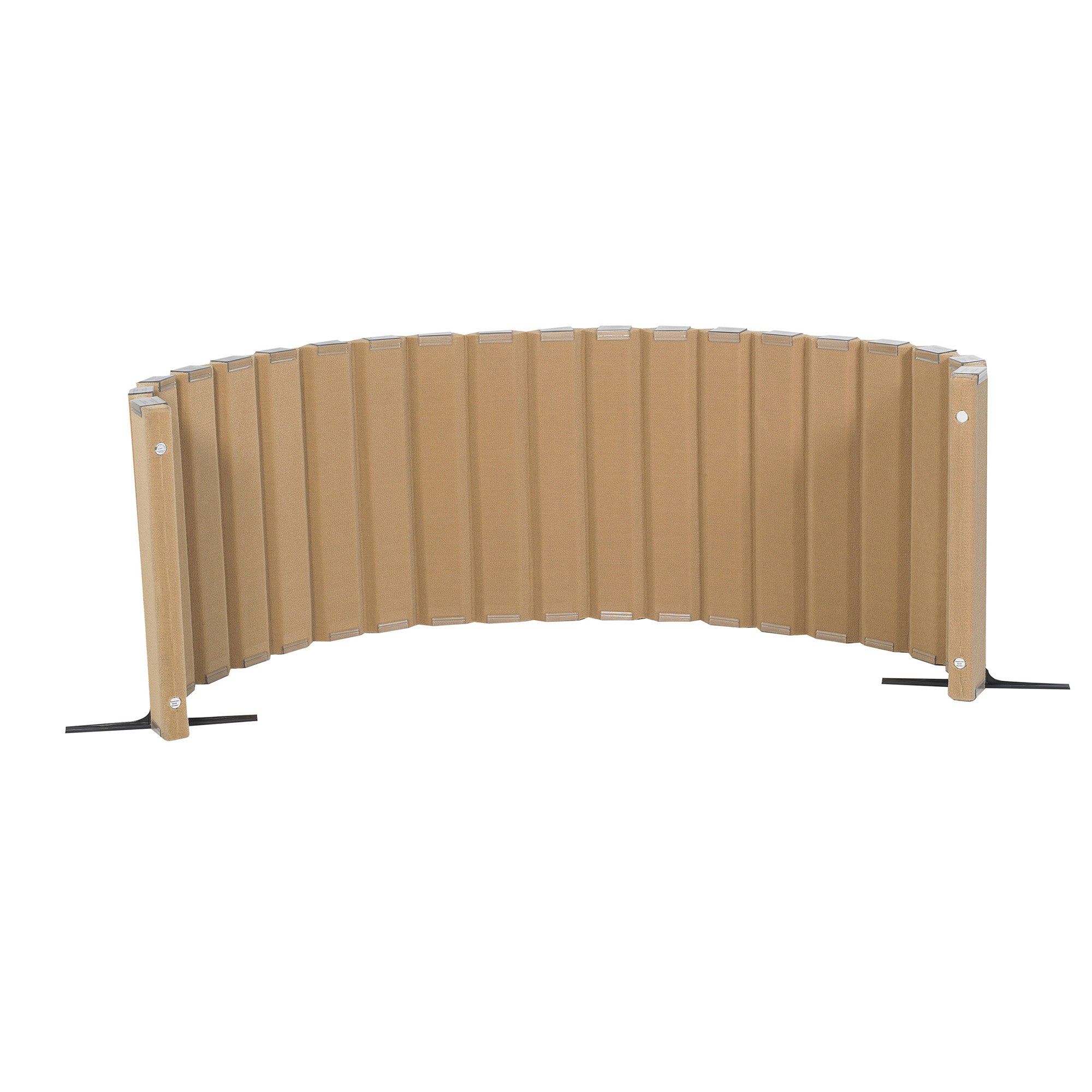 Quiet Divider with Sound Sponge 30" x 10' Wall - Natural Tan