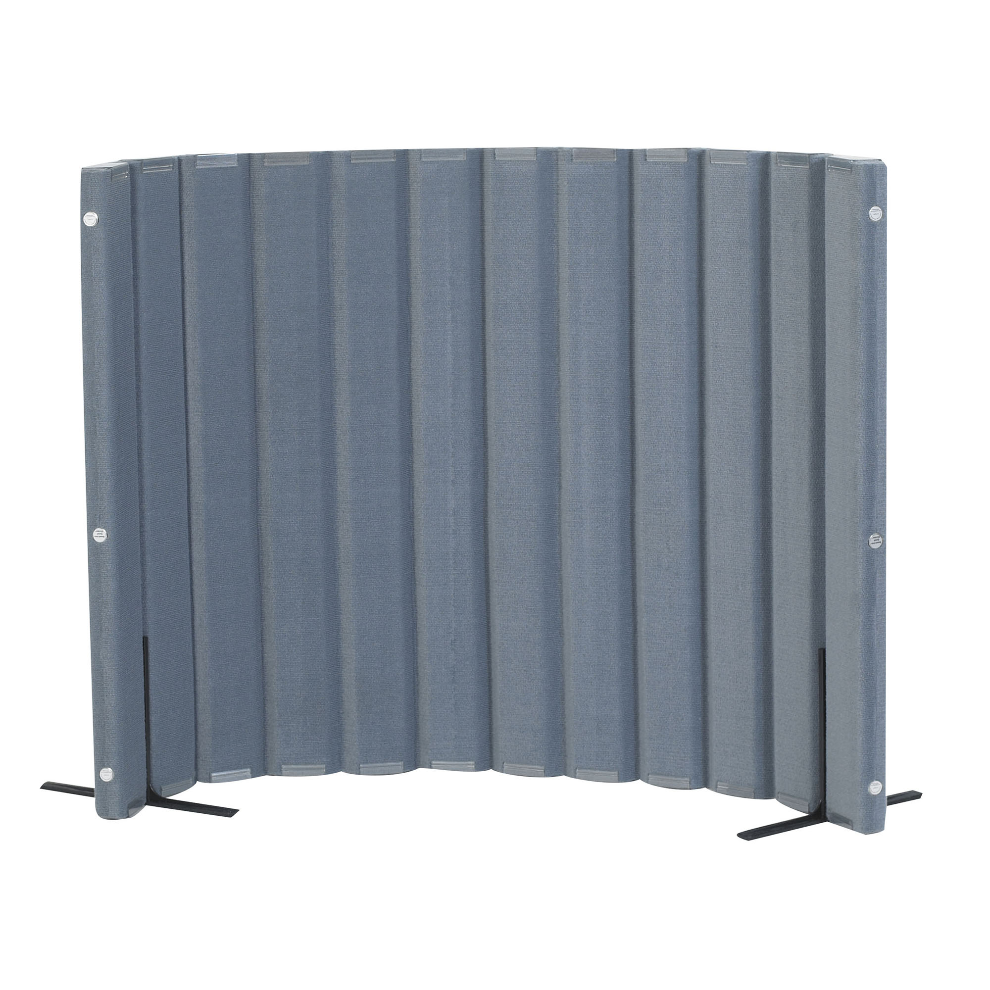 Quiet Divider with Sound Sponge 48" x 6' Wall - Slate Blue