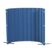 Quiet Divider with Sound Sponge 48" x 6' Wall - Blueberry