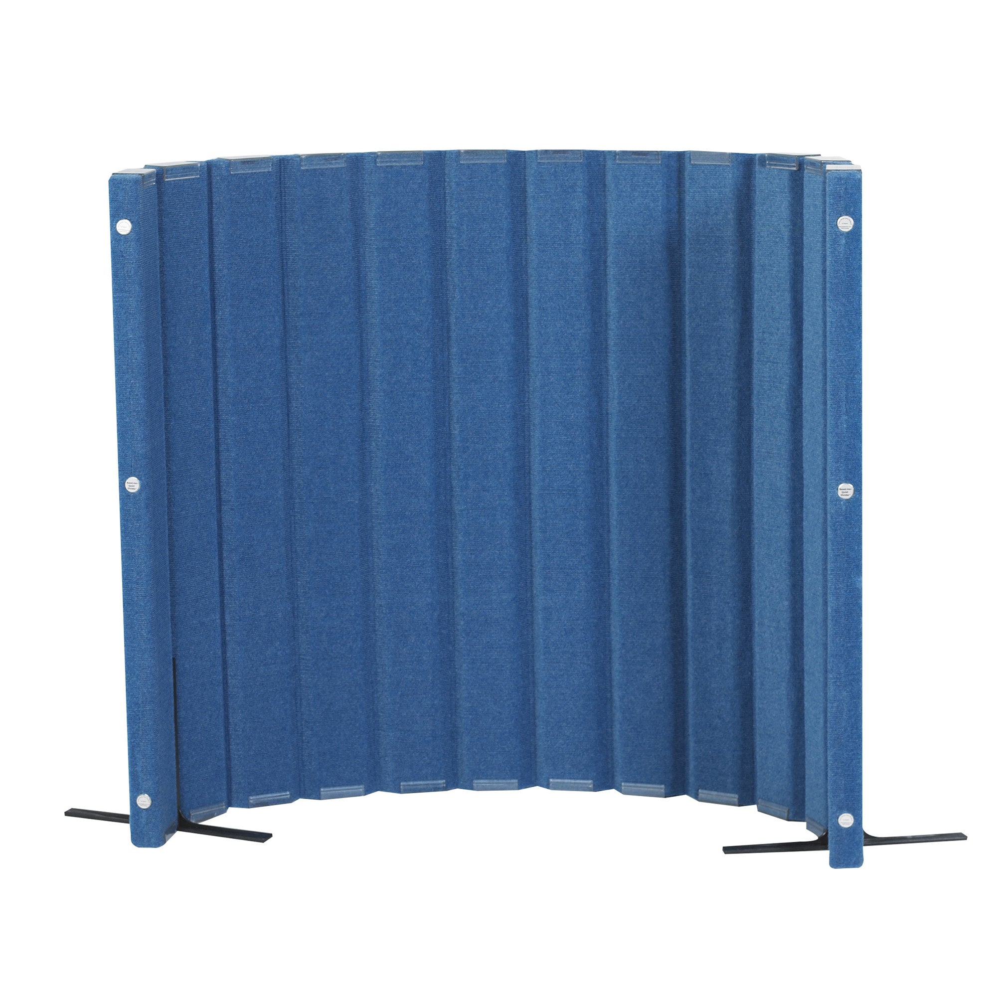 Quiet Divider with Sound Sponge 48" x 6' Wall - Blueberry