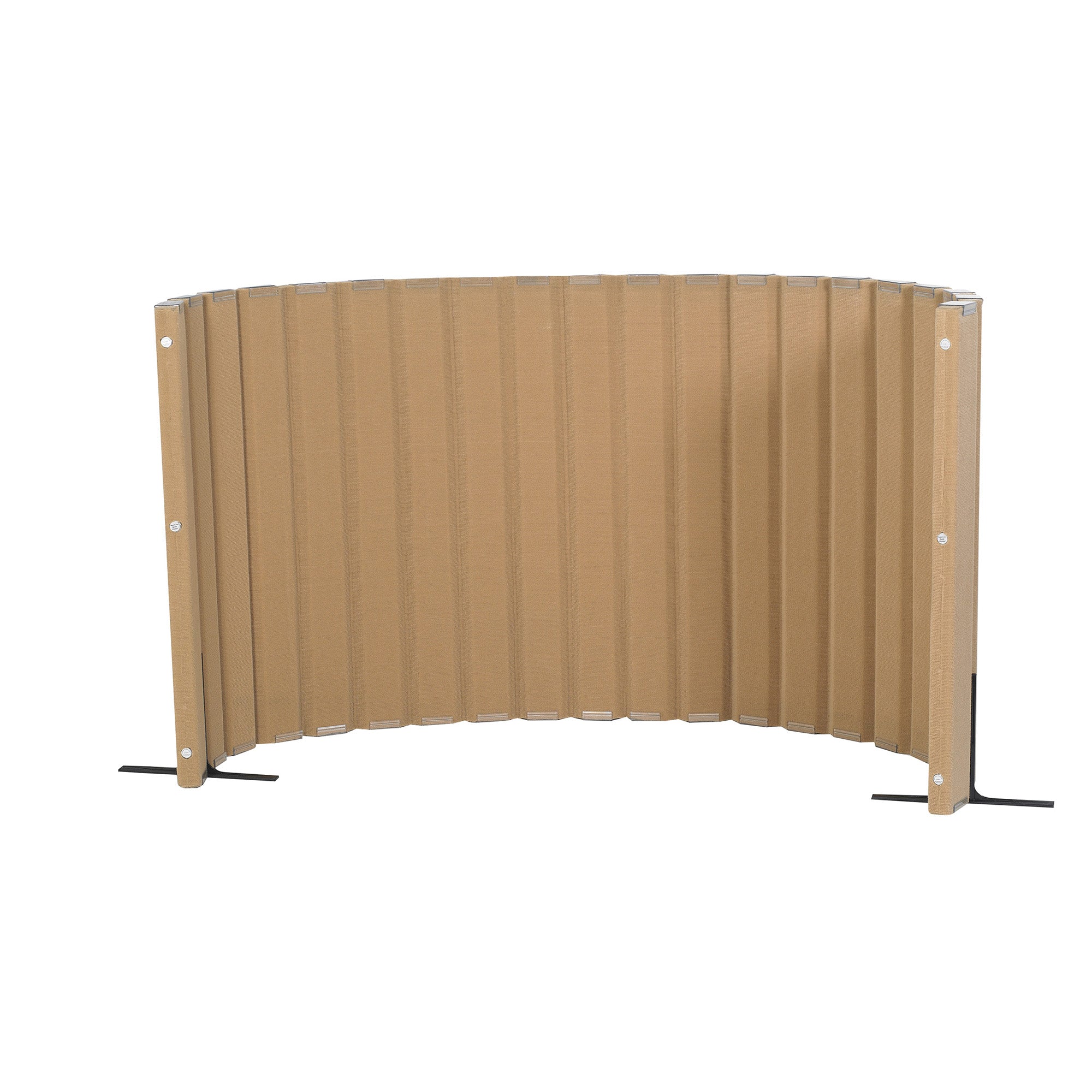 Quiet Divider with Sound Sponge 48" x 10' Wall - Natural Tan