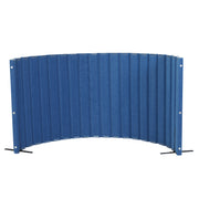 Quiet Divider with Sound Sponge 48" x 10' Wall - Blueberry