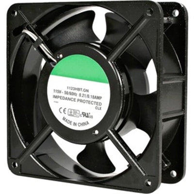 StarTech.com 120mm Axial Rack Muffin Fan for Server Cabinet  115V  AC Cooling  Low Noise & Quiet PC Computer Case Fan