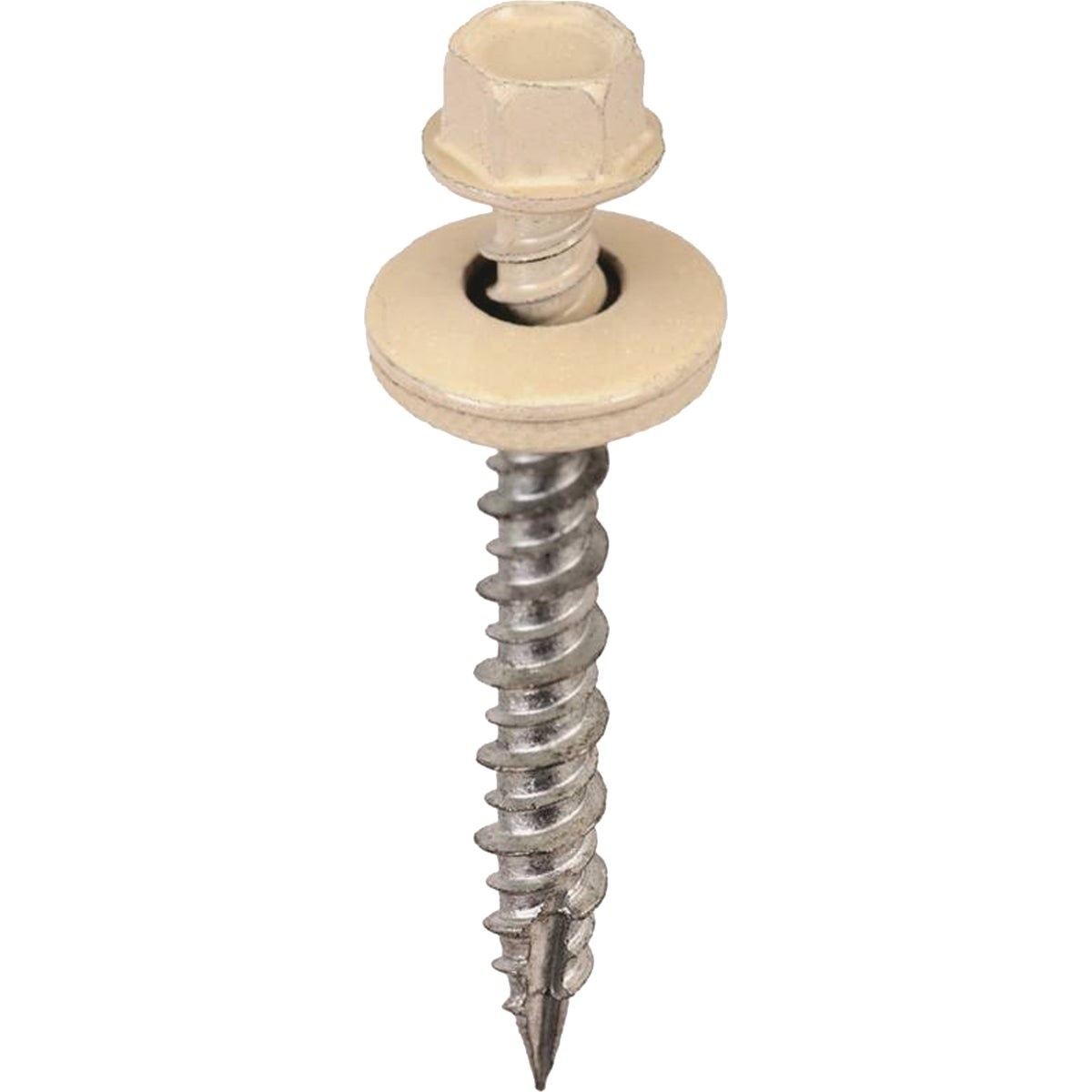 Acorn International 1-1/2 In. Washered Light Stone Metal To Wood Screw (250 Ct.)