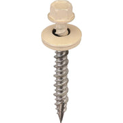 Acorn International 1-1/2 In. Washered Light Stone Metal To Wood Screw (250 Ct.)