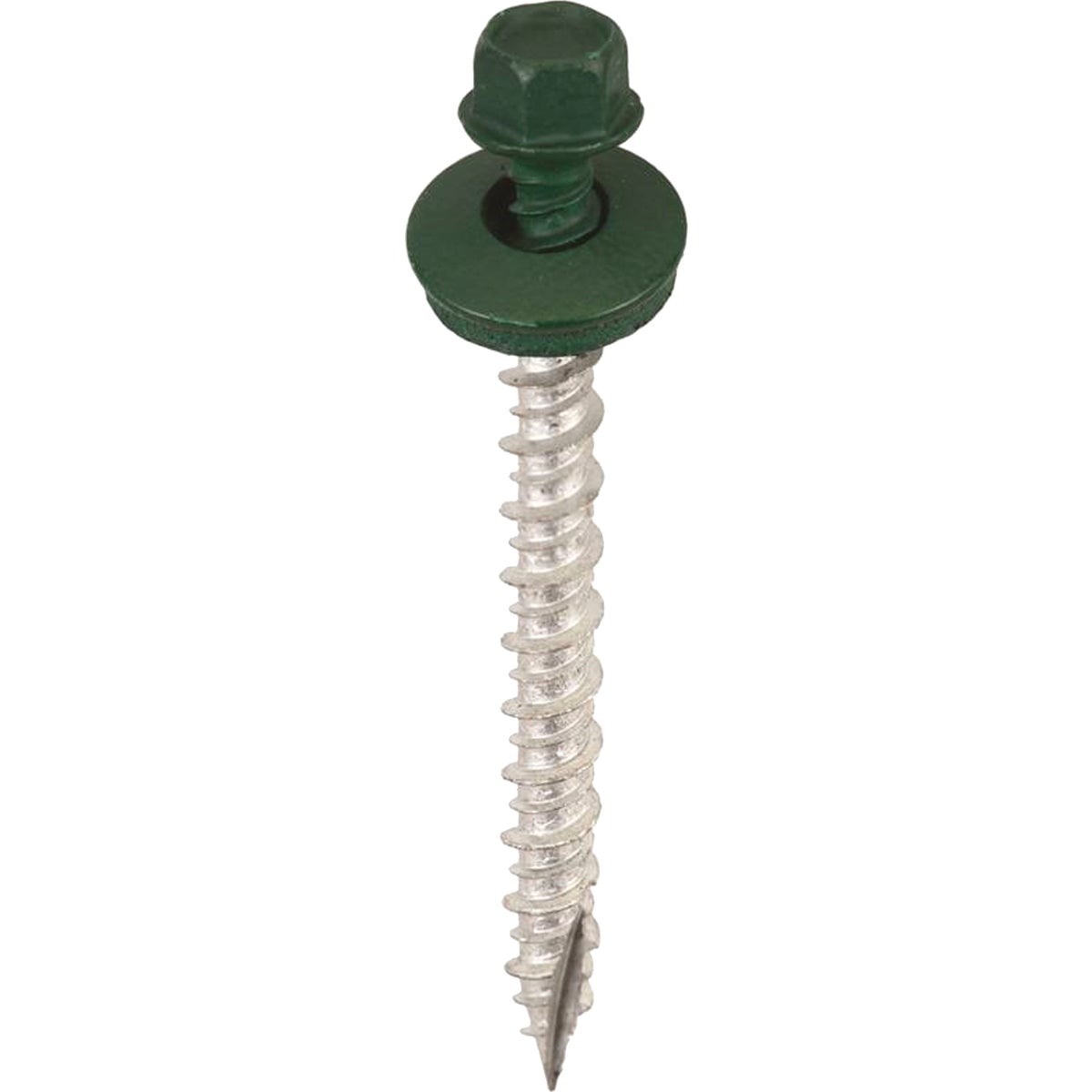 Acorn International 2 In. Washered Forest Green Metal To Wood Screw (250 Ct.)