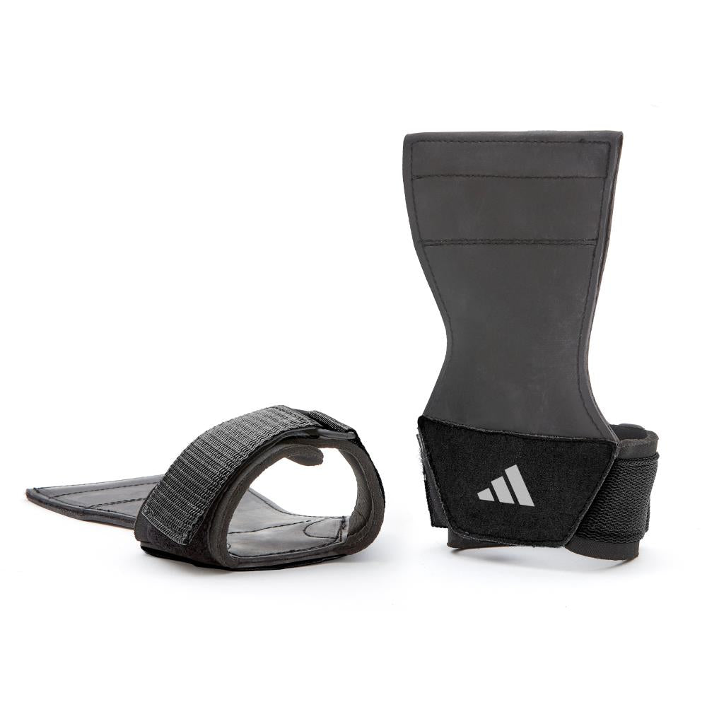 Adidas Padded Lifting Grips - Large/XLarge, Black (Pair)