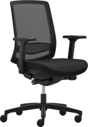 Adapt Multifunctional Mid Back Swivel Office Chair - Black