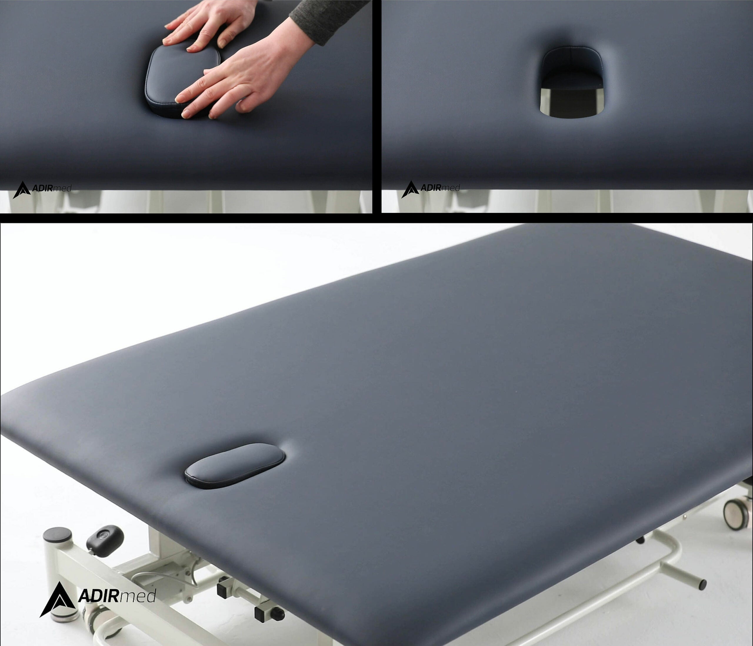 AdirMed 903-02 Antimicrobial Hi-Lo Rehab Power Mat Therapy Table