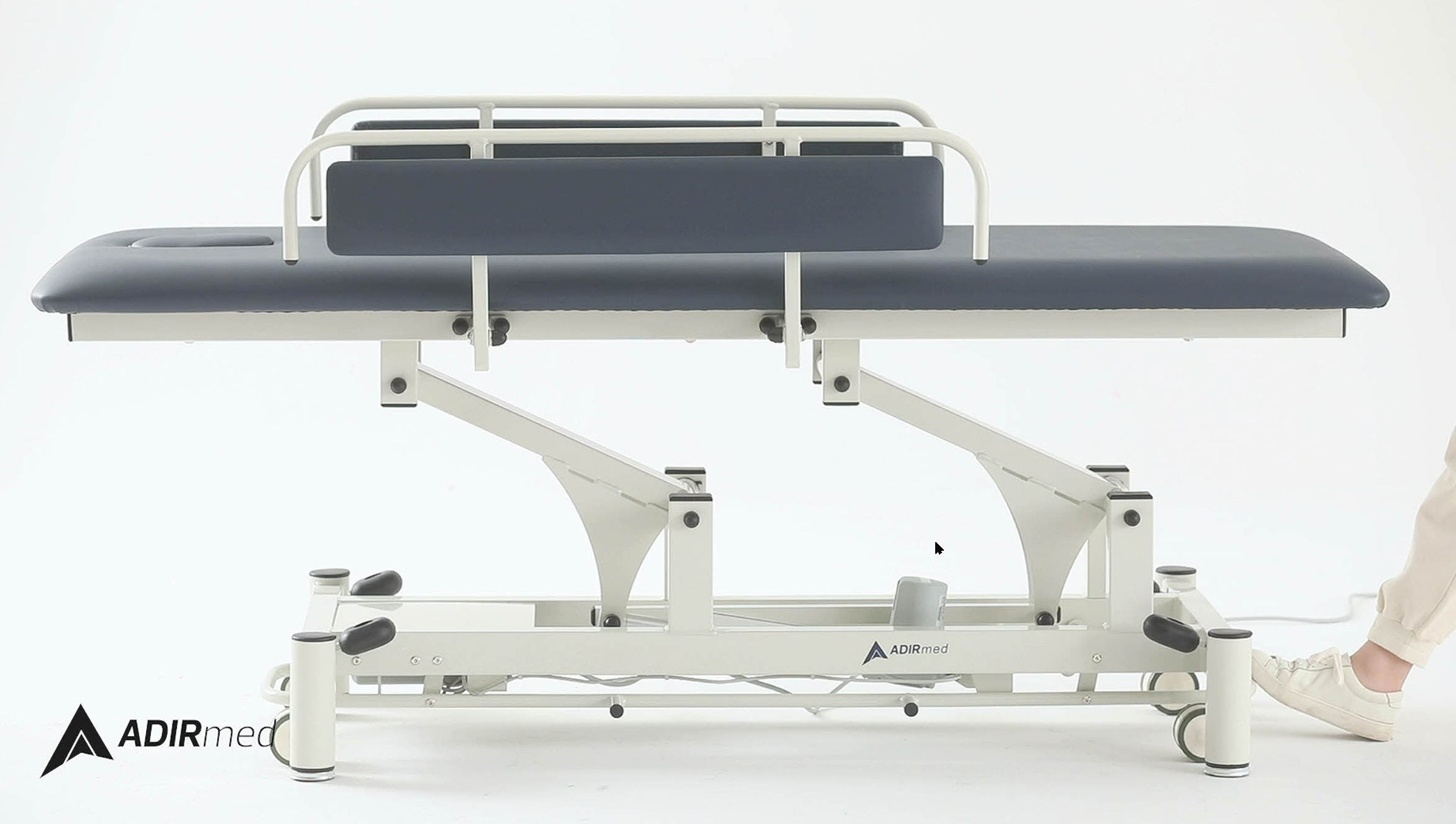 AdirMed 903-03 Antimicrobial Hi-lo Power Changing Table with Padded Side Rails