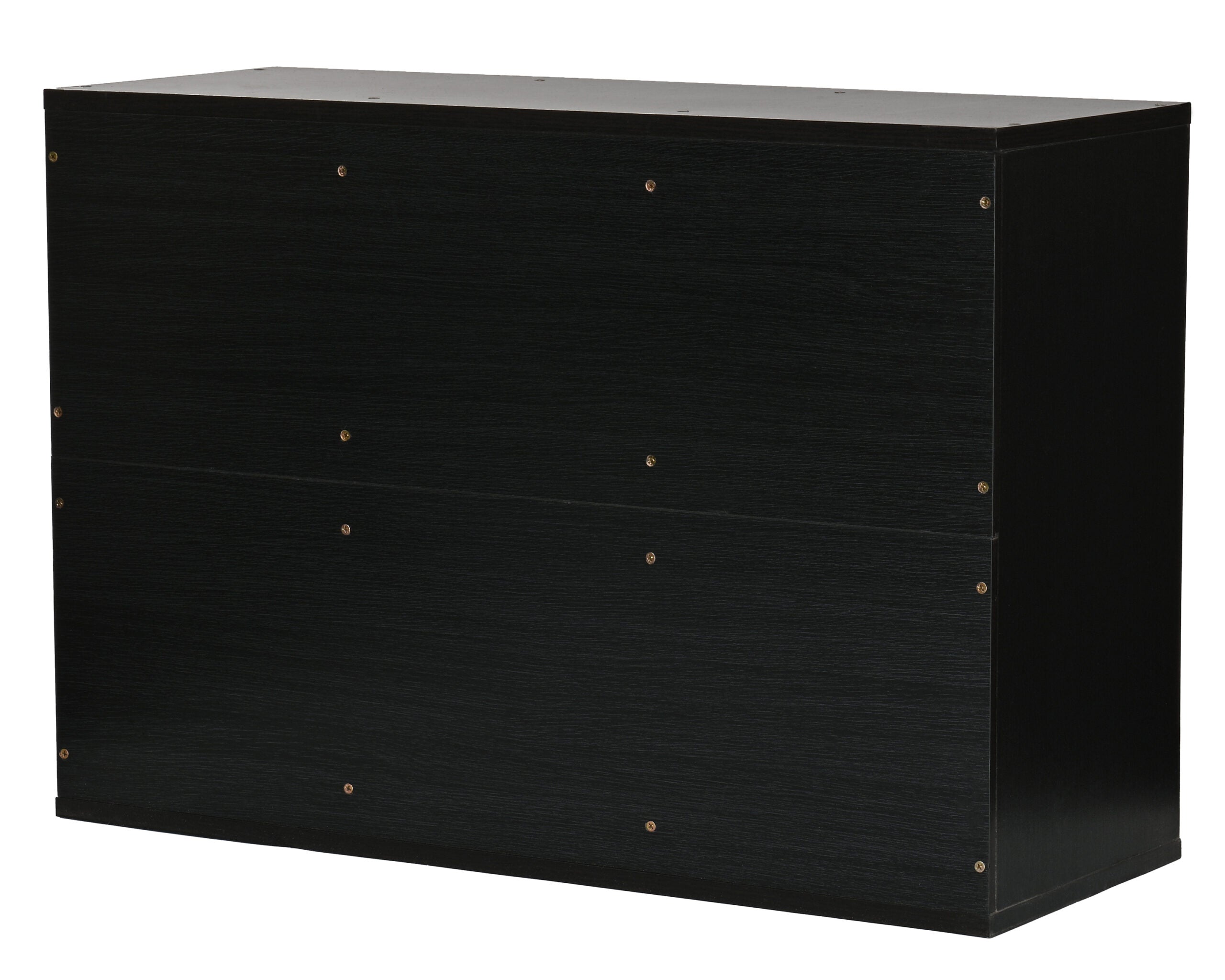 Wooden 27 Compartment Literature Orgnaizer, Black