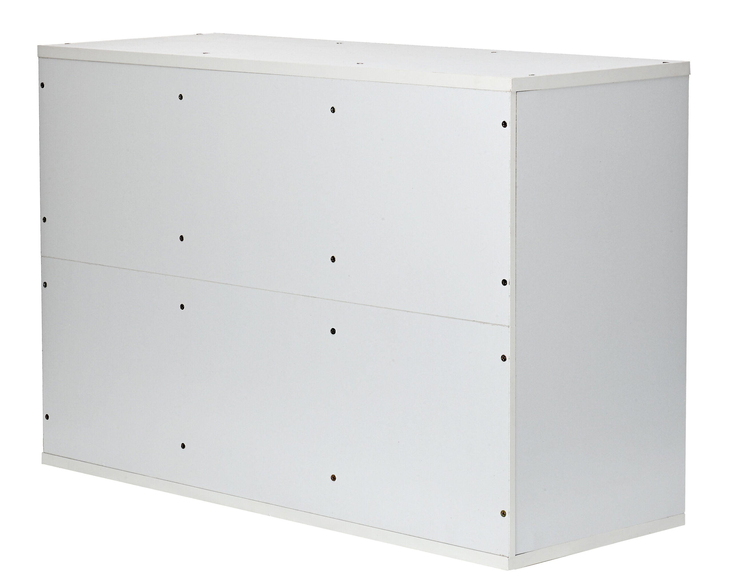 Wooden 27 Compartment Literature Orgnaizer, White