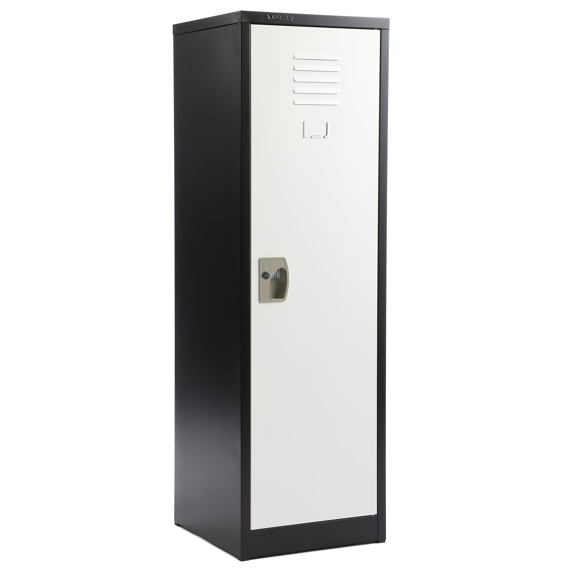 48'' Locker for Kids – Black Body With White Doors 4-Pack