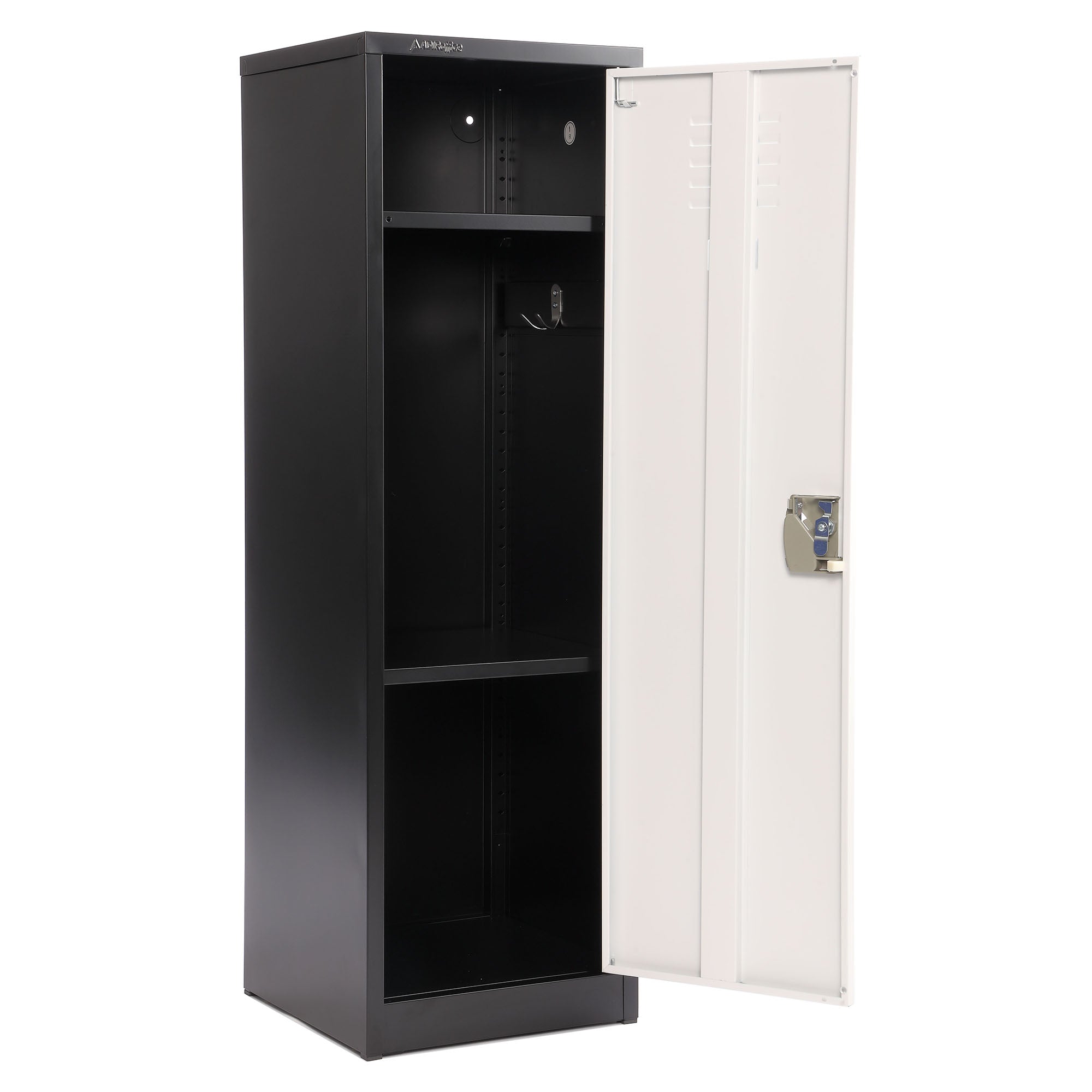 48'' Locker for Kids – Black Body With White Doors 2-Pack