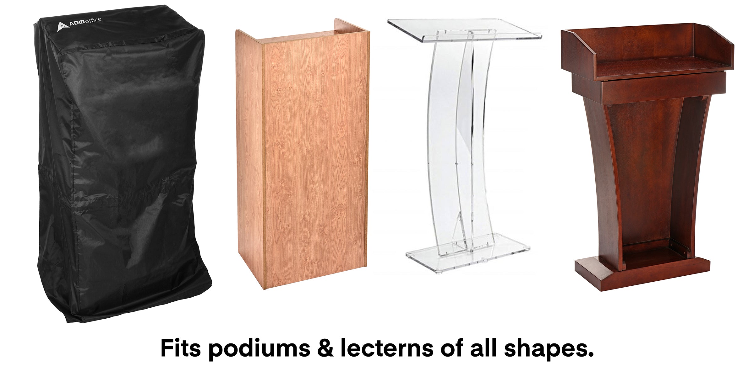 Podium/Lecturen Cover, Black