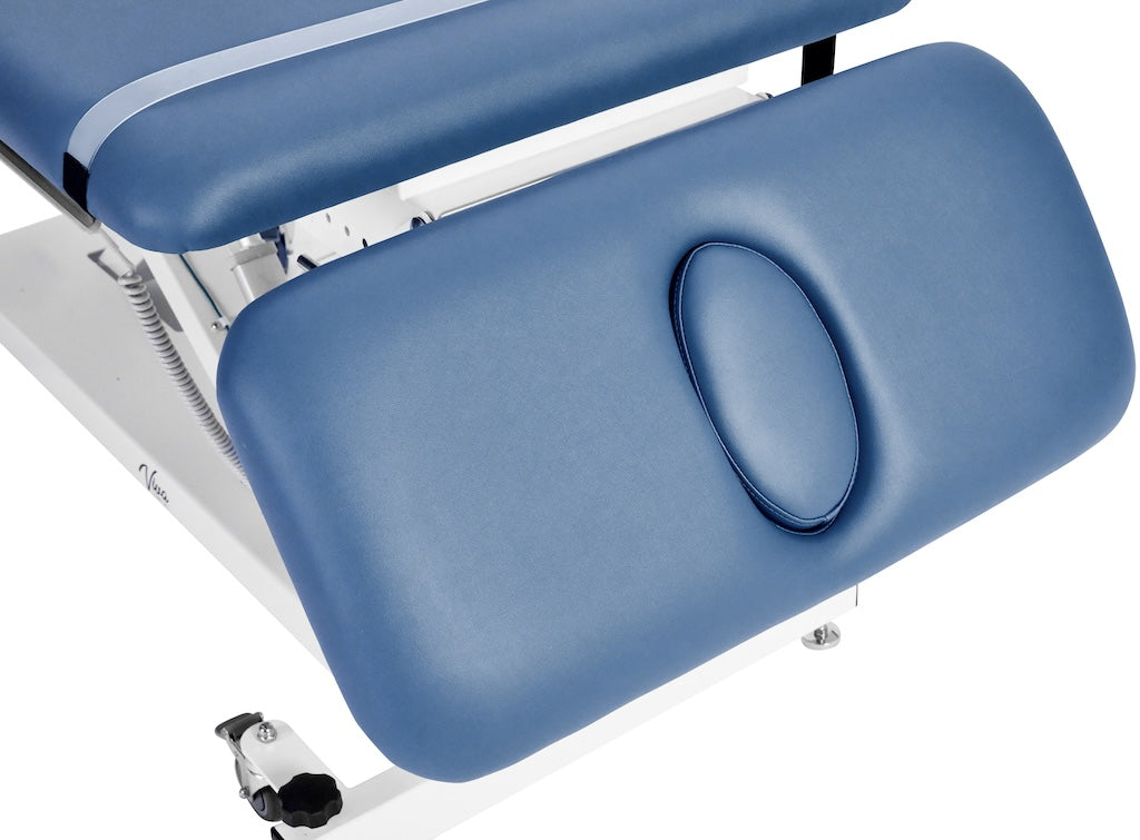 ADI903-21-SERIES Xro 3-Section Open Base Series Power Hi-Lo Exam Table with Top, Adjustable Backrest, and Leg rest