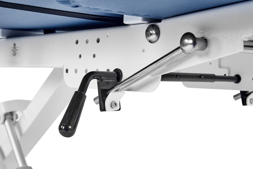 ADI903-21-SERIES Xro 3-Section Open Base Series Power Hi-Lo Exam Table with Top, Adjustable Backrest, and Leg rest
