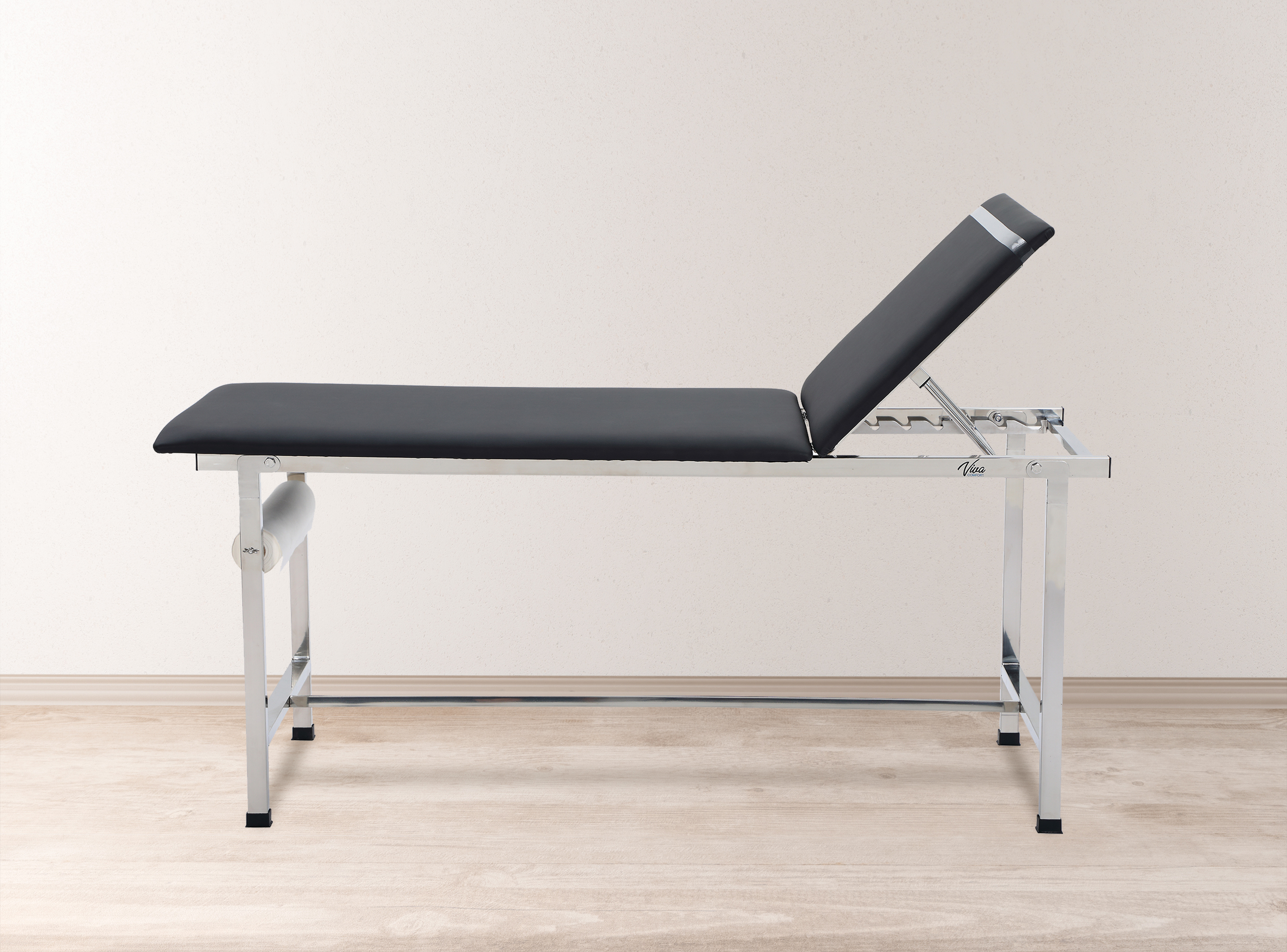 Adjustable Exam Table with Paper Dispenser