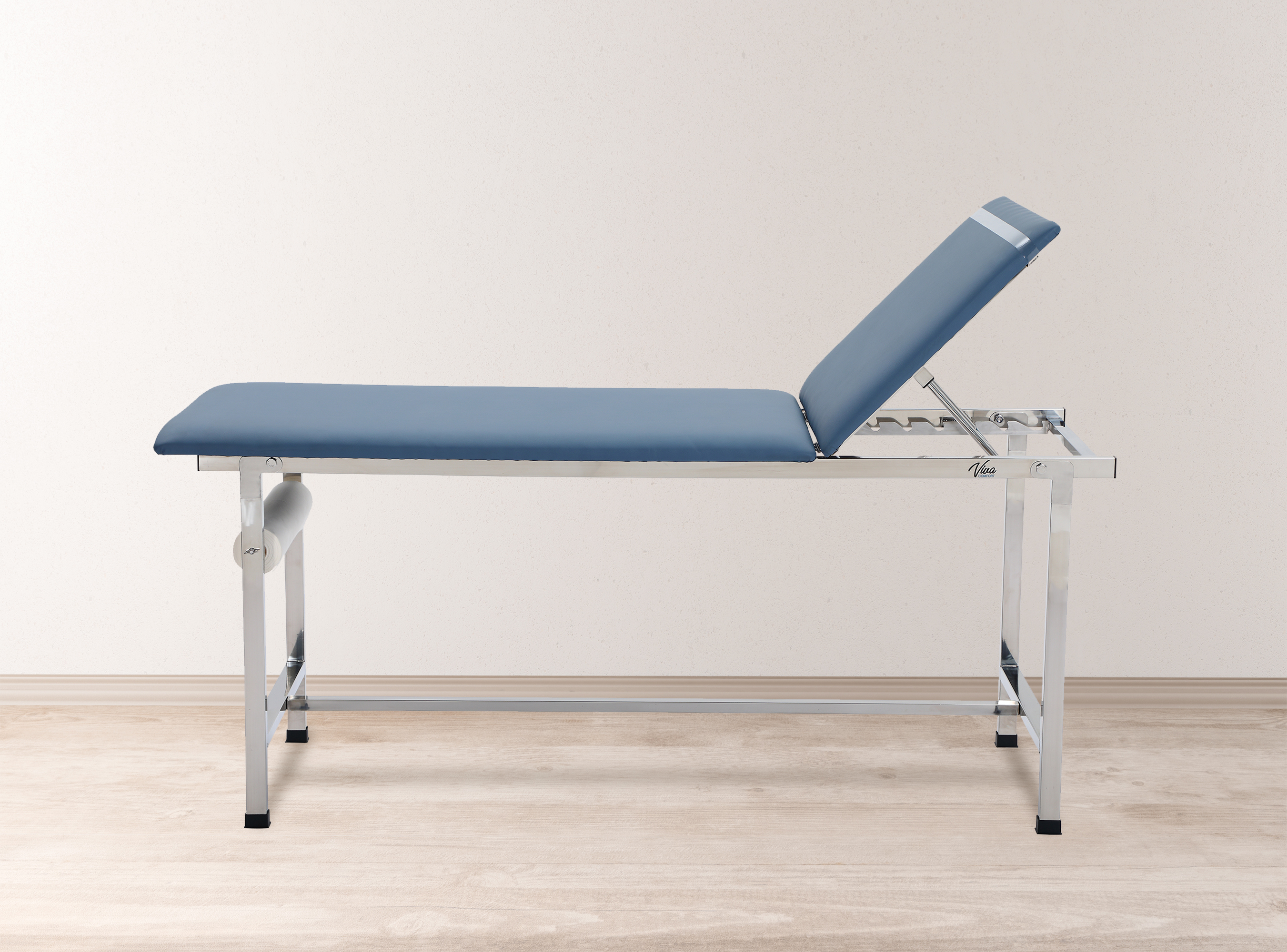 Adjustable Exam Table with Paper Dispenser