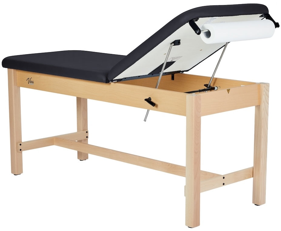 Aristo H-Brace Table，27'',Tilted Mattress,Black
