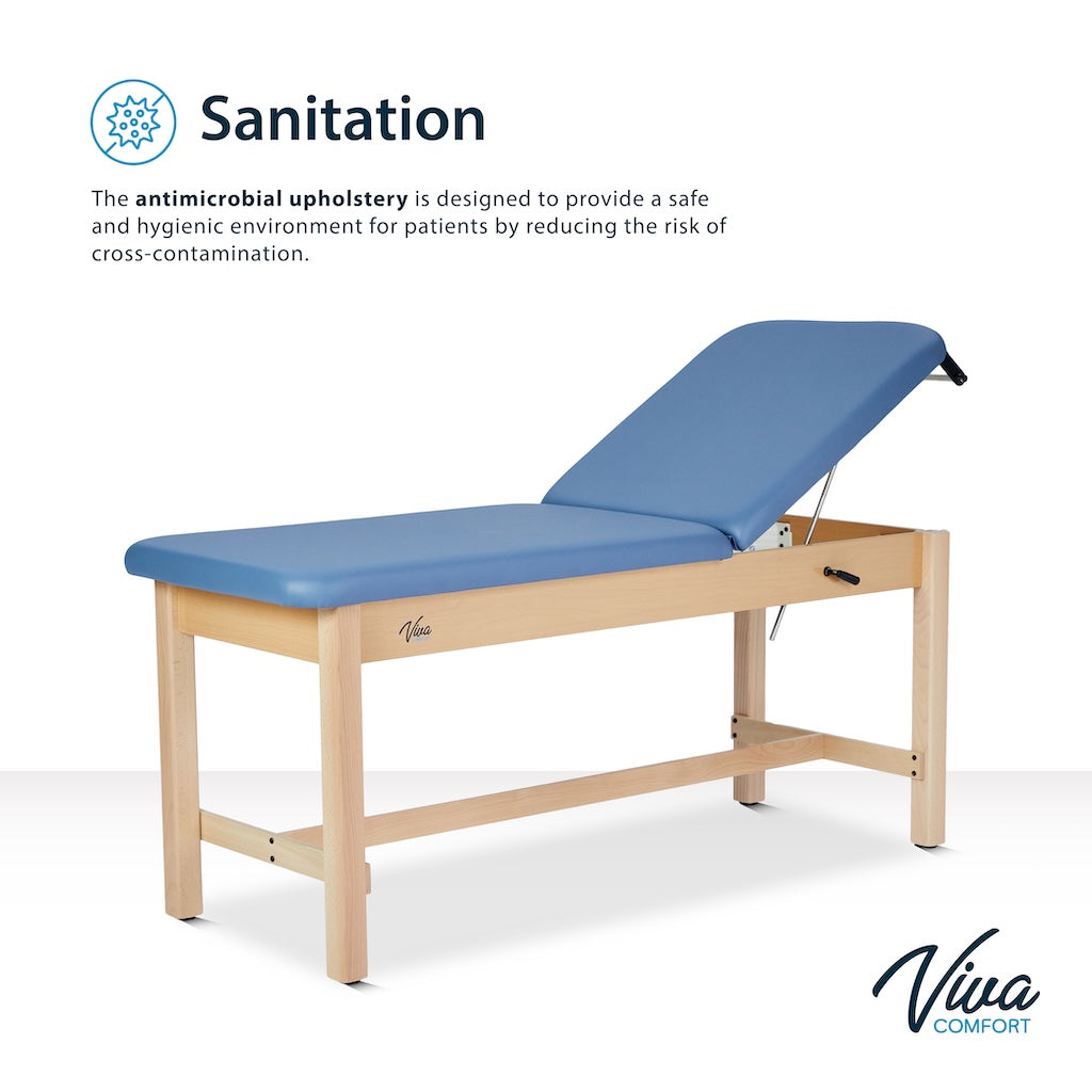 Aristo H-Brace Table，27'',Tilted Mattress,Blue