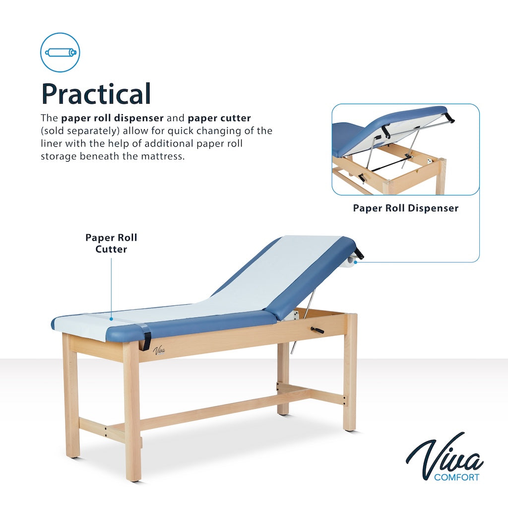 Aristo H-Brace Table，27'',Tilted Mattress,Blue