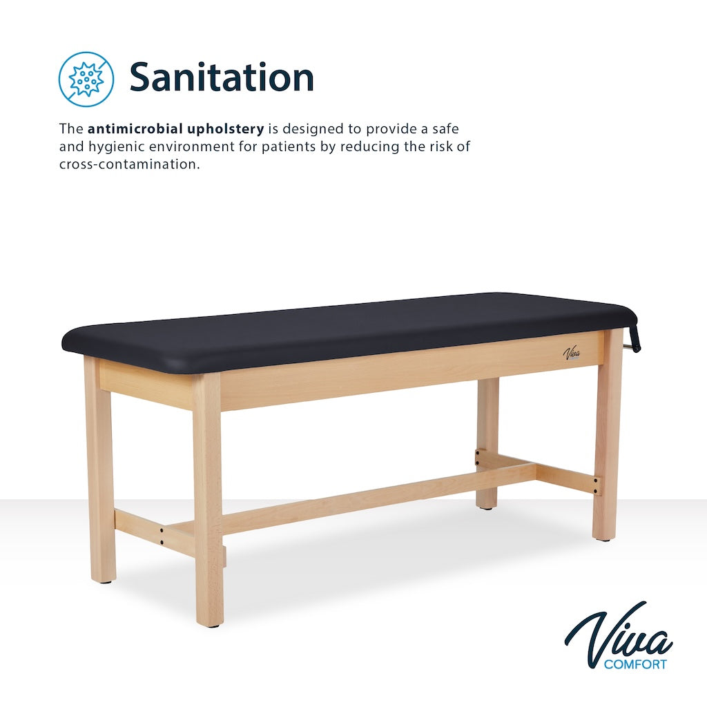 Aristo H-Brace Table，27'',Flat Mattress,Black
