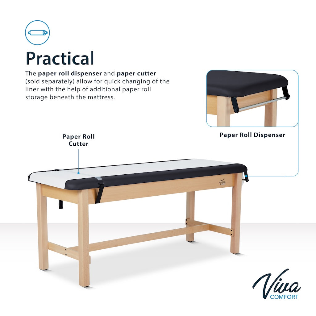 Aristo H-Brace Table，27'',Flat Mattress,Black