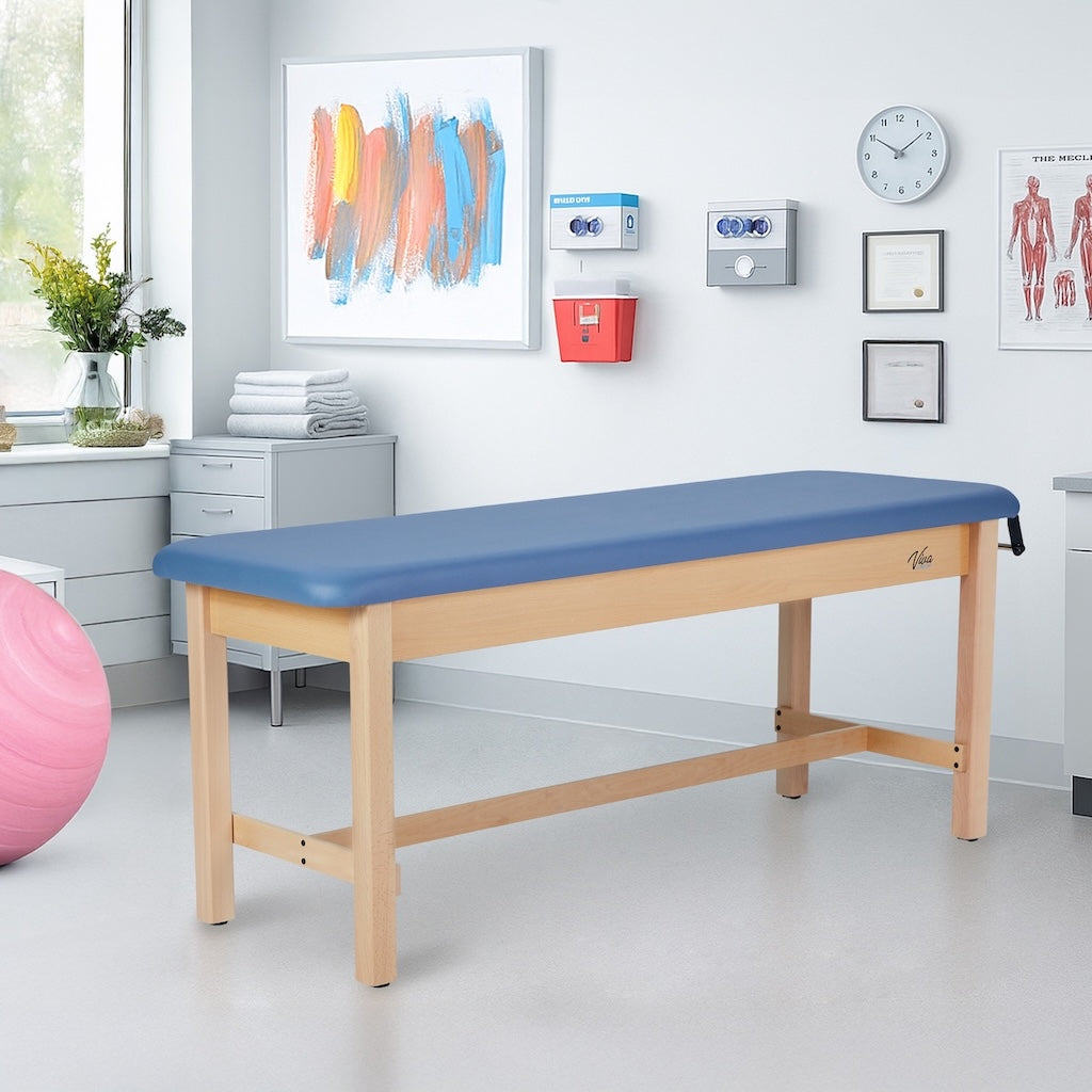 Aristo H-Brace Table，27'',Flat Mattress,Blue
