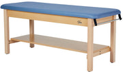 Aristo H-Brace Table With Shelf，27'', Flat Mattress,Blue