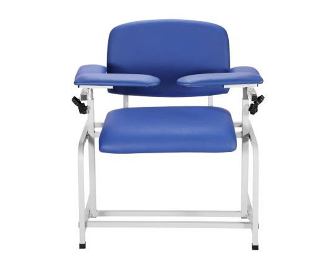 Bariatric Padded Blood Drawing Chair - Blue