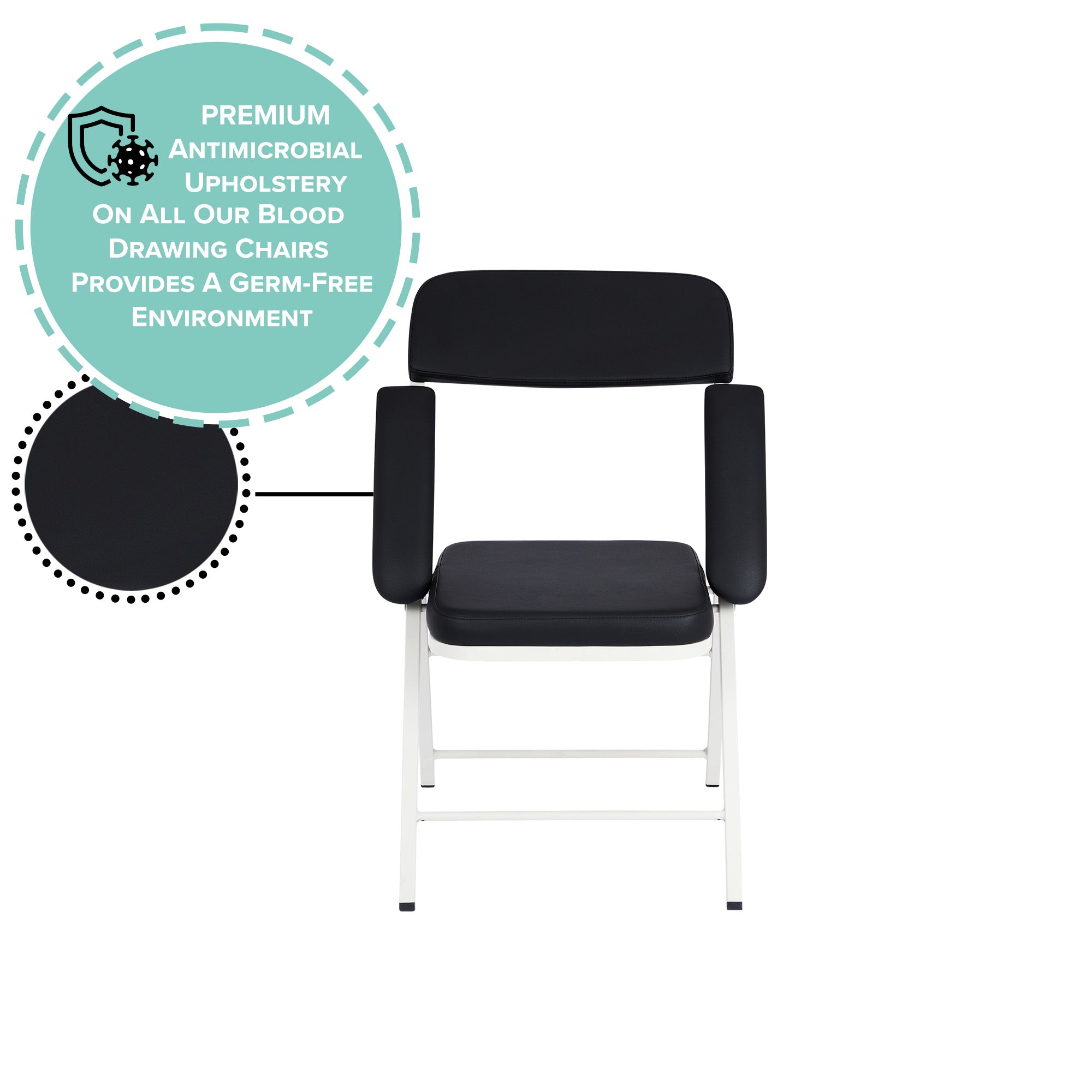 Folding Padded Blood Drawing Chair