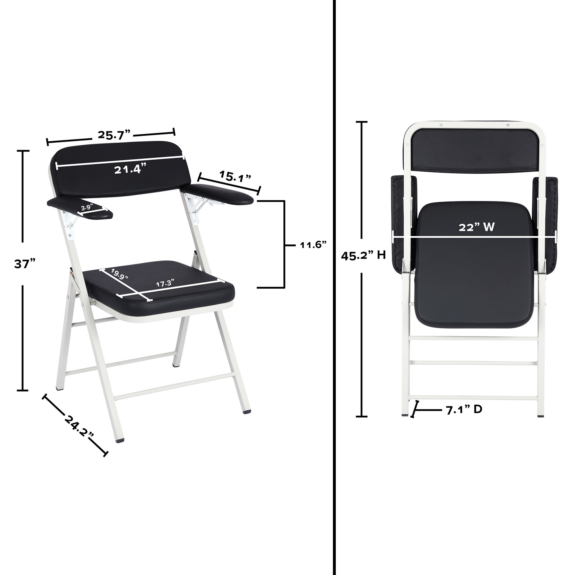 Folding Padded Blood Drawing Chair