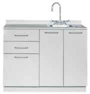 VivaComfort 42 in Base Cabinet with Right Sink Cutout - Grey