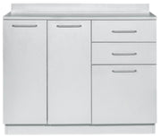 VivaComfort 42 in Base Cabinet with No Sink Cutout - Grey
