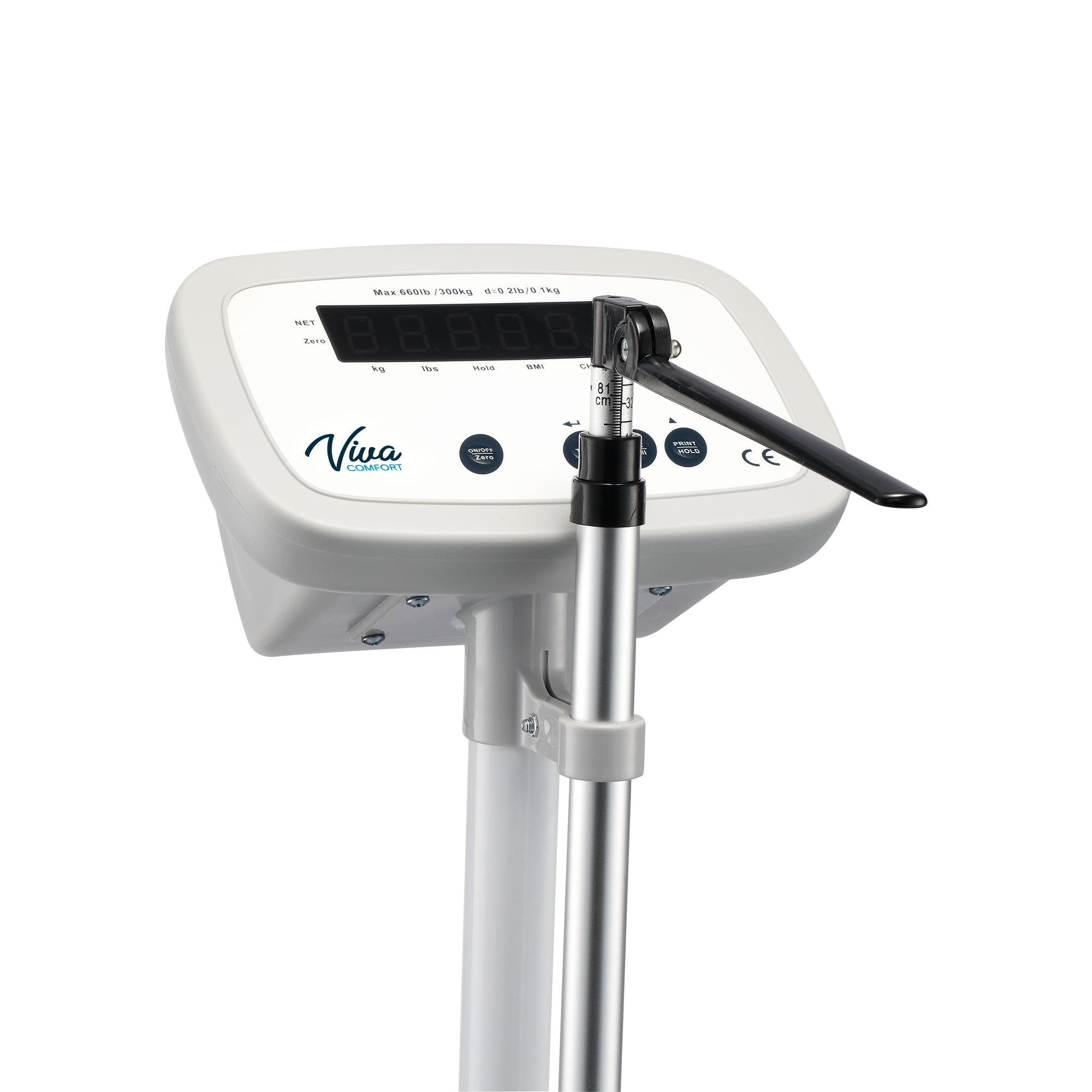 VivaComfort Digital Physician Scale with Height Rod