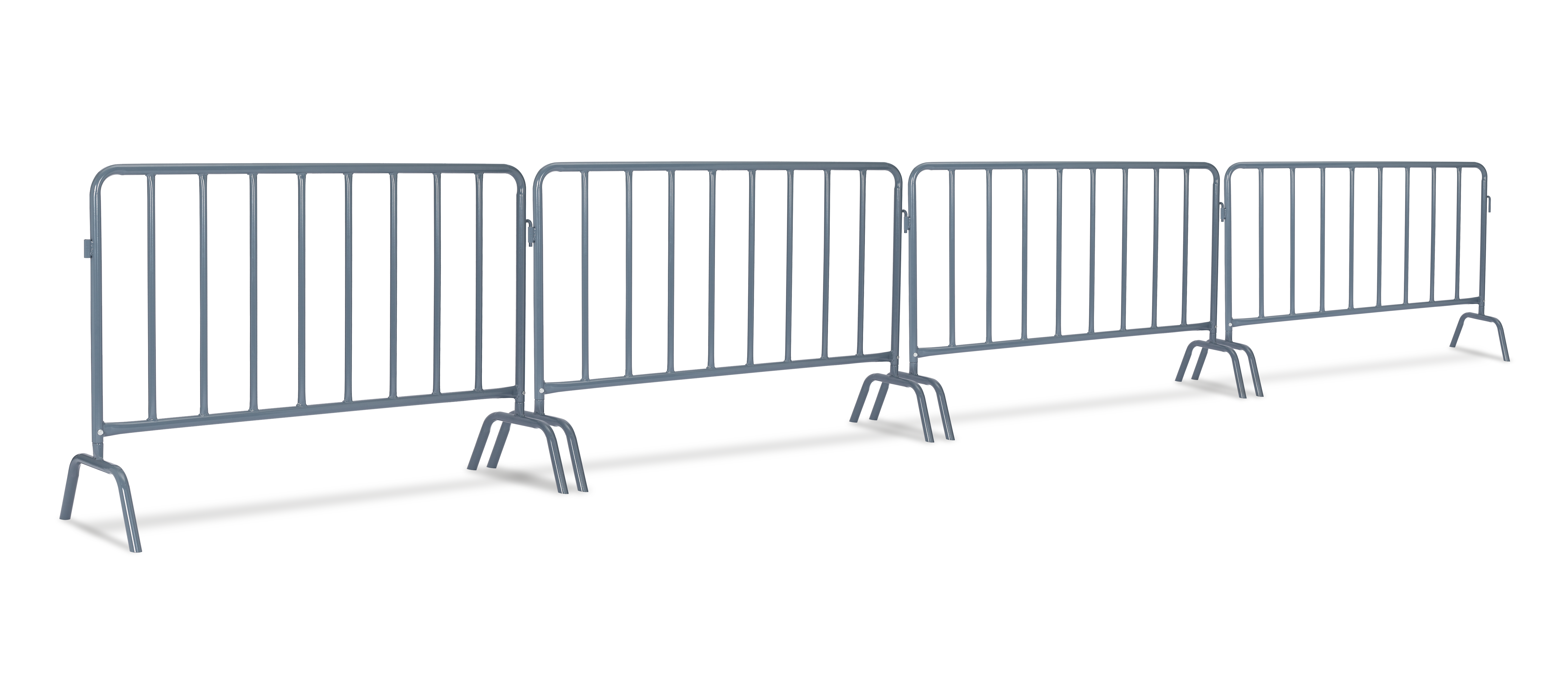 Interlocking Steel Barricade, Pack of 8