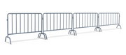 Interlocking Steel Barricade, Pack of 4