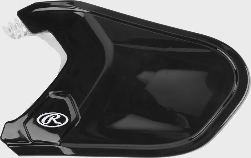 Rawlings Mach Adjust  Rhb Gloss Jaw Guard  - Black