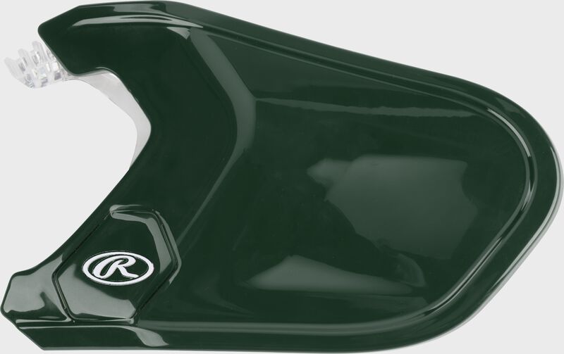 Rawlings Mach Adjust  Rhb Gloss Jaw Guard  - Dark Green