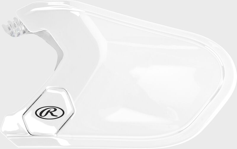 Rawlings Mach Adjust  Rhb Gloss Jaw Guard  - White