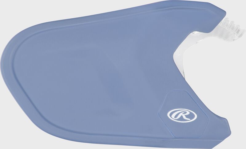 Rawlings Mach Adjust Rhb Matte Jaw Guard  - Columbia Blue